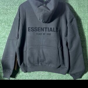 Essentials Fear of God Black Hoodie Sz XL
